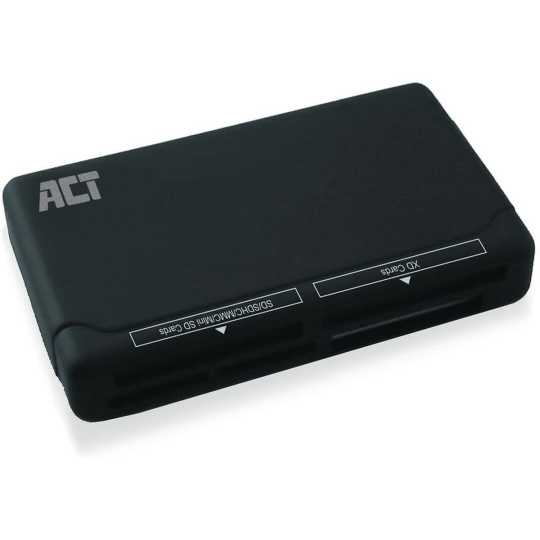 ACT 64 IN-1 Card Reader USB 2.0 Black