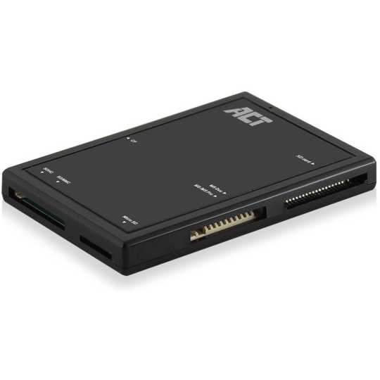 ACT USB 3.2 Card Reader SD/Micro SD/SDHC Black
