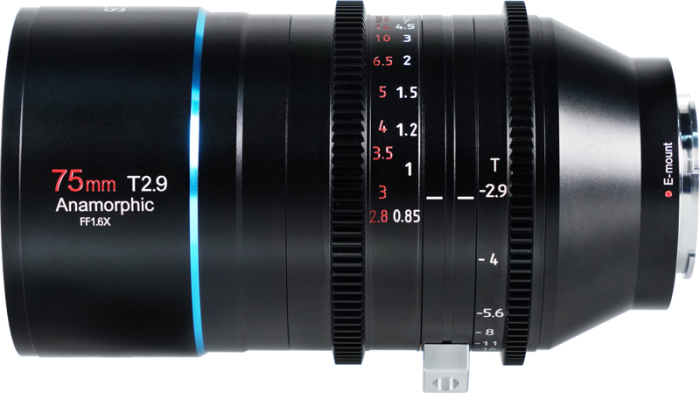 Sirui 75mm T2.9 1.6X FullFrame Anamorphic Nikon Z - Mount