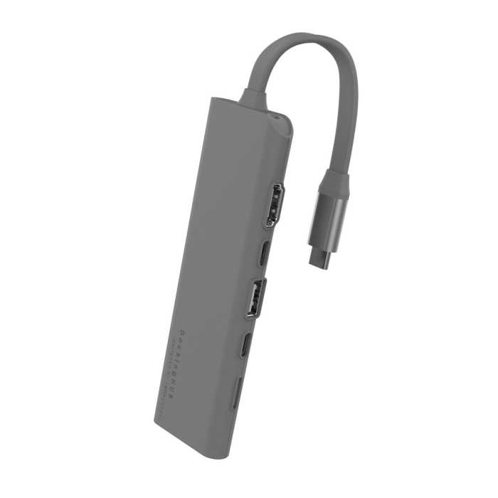 Allocacoc Dockinghub USB C Grau für Laptop