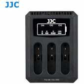 JJC DCH-DB110 USB Dual Ladegerät (für Ricoh DB-110/ Olympus LI-90BCanon LP-E8 )