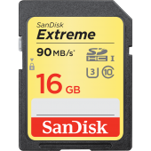 SanDisk Extreme SDHC/SDXC UHS-I Speicherkarte 16GB 90MB/s