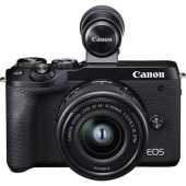 Canon EOS M6 Mark II + EF-M 15-45mm f/3,5-6,3 IS STM + EVF-DC2+Tasche