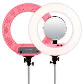 Caruba Round Vlogger LED-Set pink
