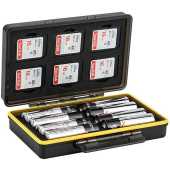 JJC BC-3SD6AA Multi-Function Batterie und Speicherkarten Case.